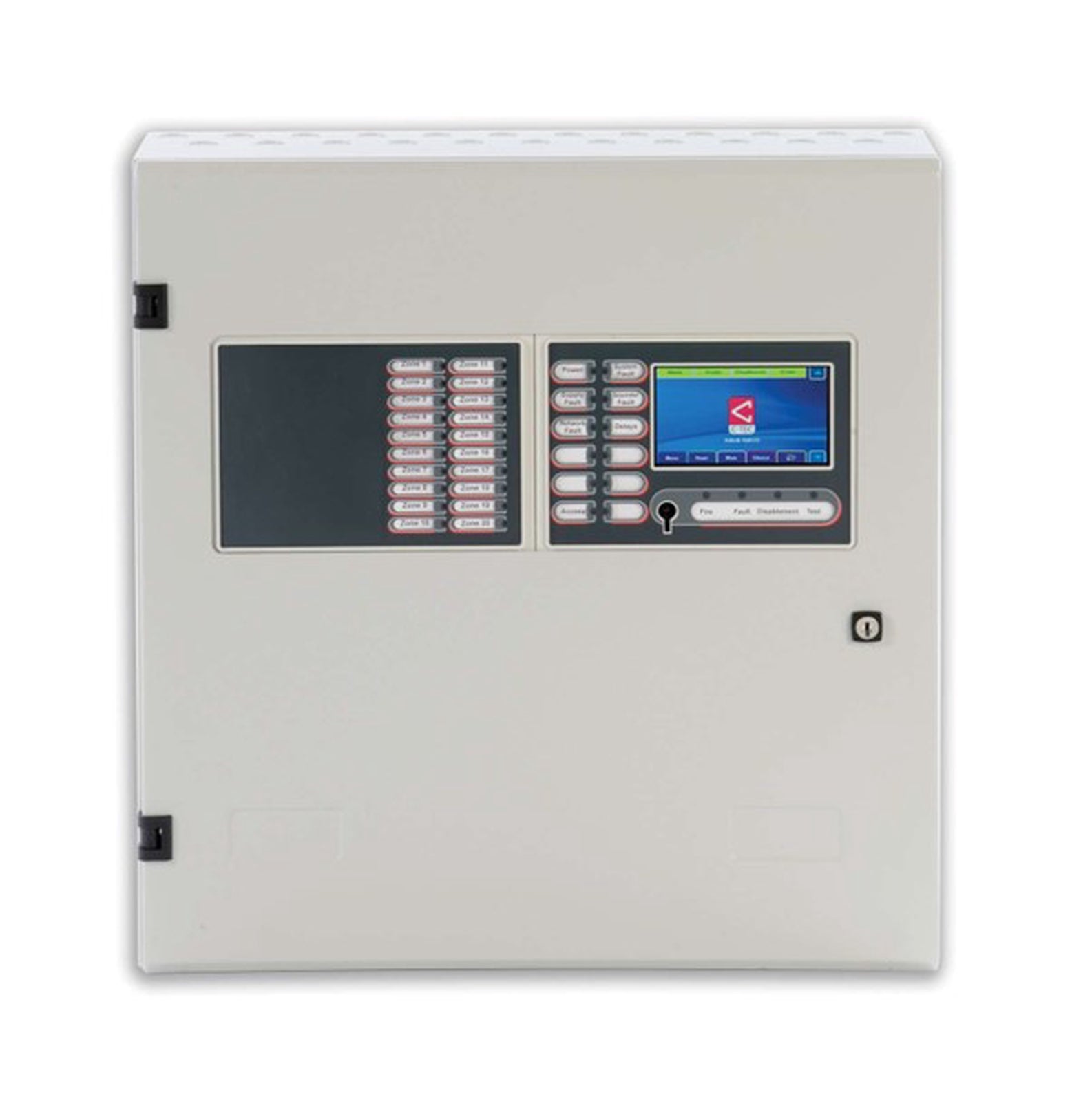 C-TEC CAST ZFP 4 Loop 20 Zonal LEDs Addressable Fire Panel Standard Cabinet