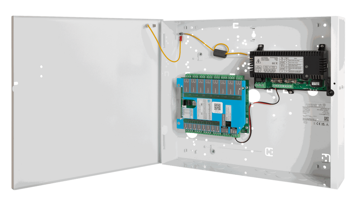 Controlsoft iNet 8 Input/8 Output Expansion Board Boxed with 2A PSU