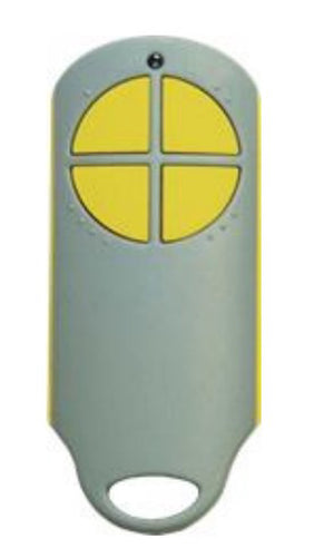 Comelit 4 Button RF Transmitter 868MHz Yellow