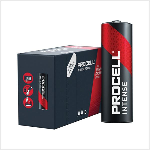 Procell Intense AA Battery, Pack of 10
