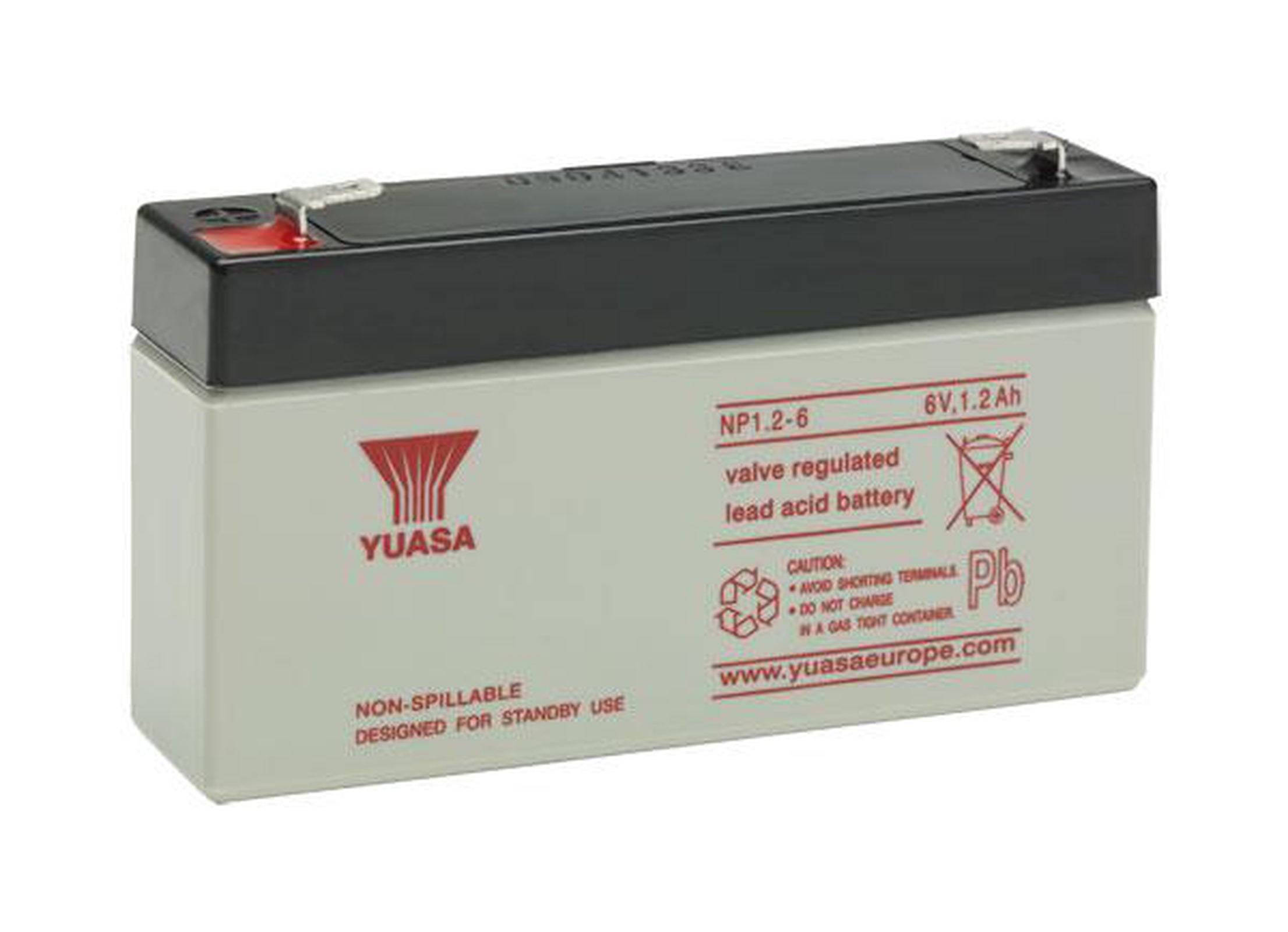 Yuasa 6V 1.2Ah Industrial VRLA Battery