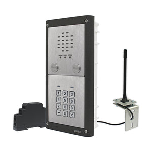 Videx 2 Button VR 4K Flush 4G GSM Audio Kit c/w Codelock