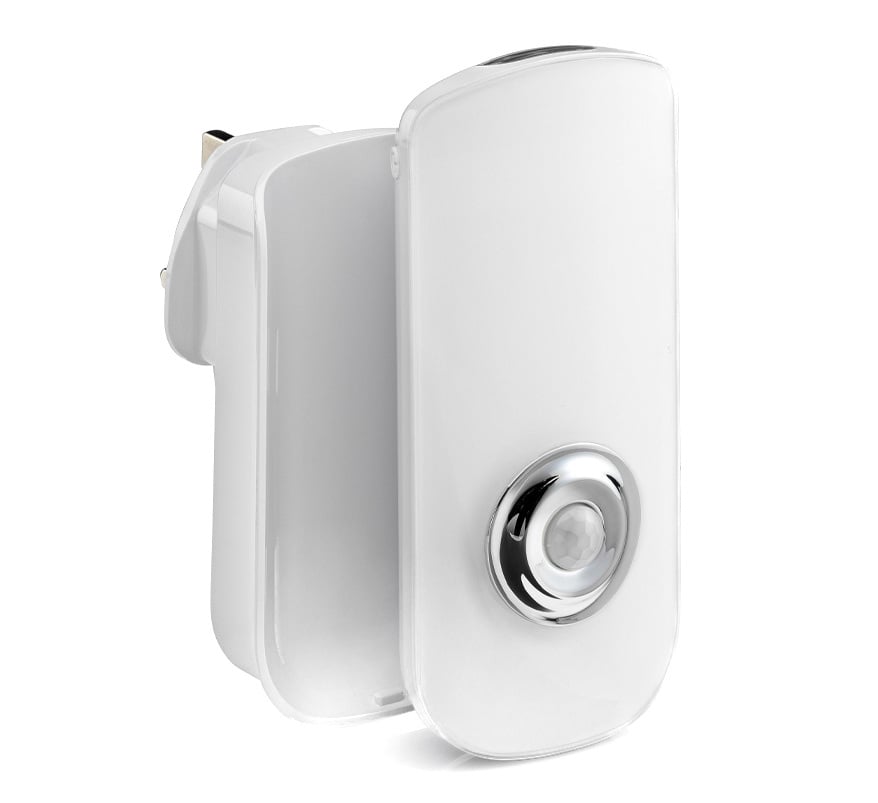 Auraglow Plug In PIR Motion Sensor LED Night Light & Emergency Torch (AG446) - JEM Systems UK