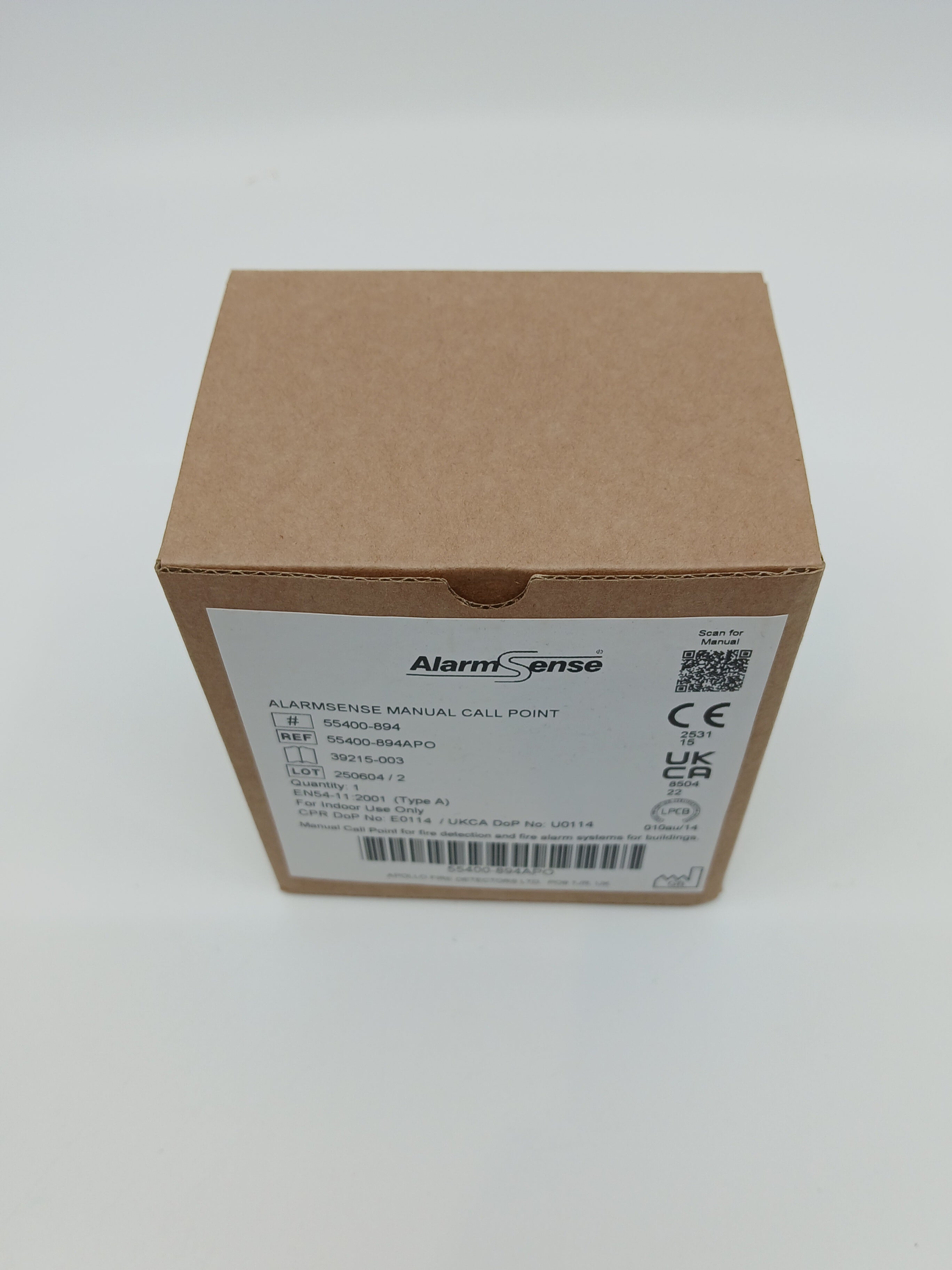 Apollo 55400-894APO AlarmSense Manual Call Point