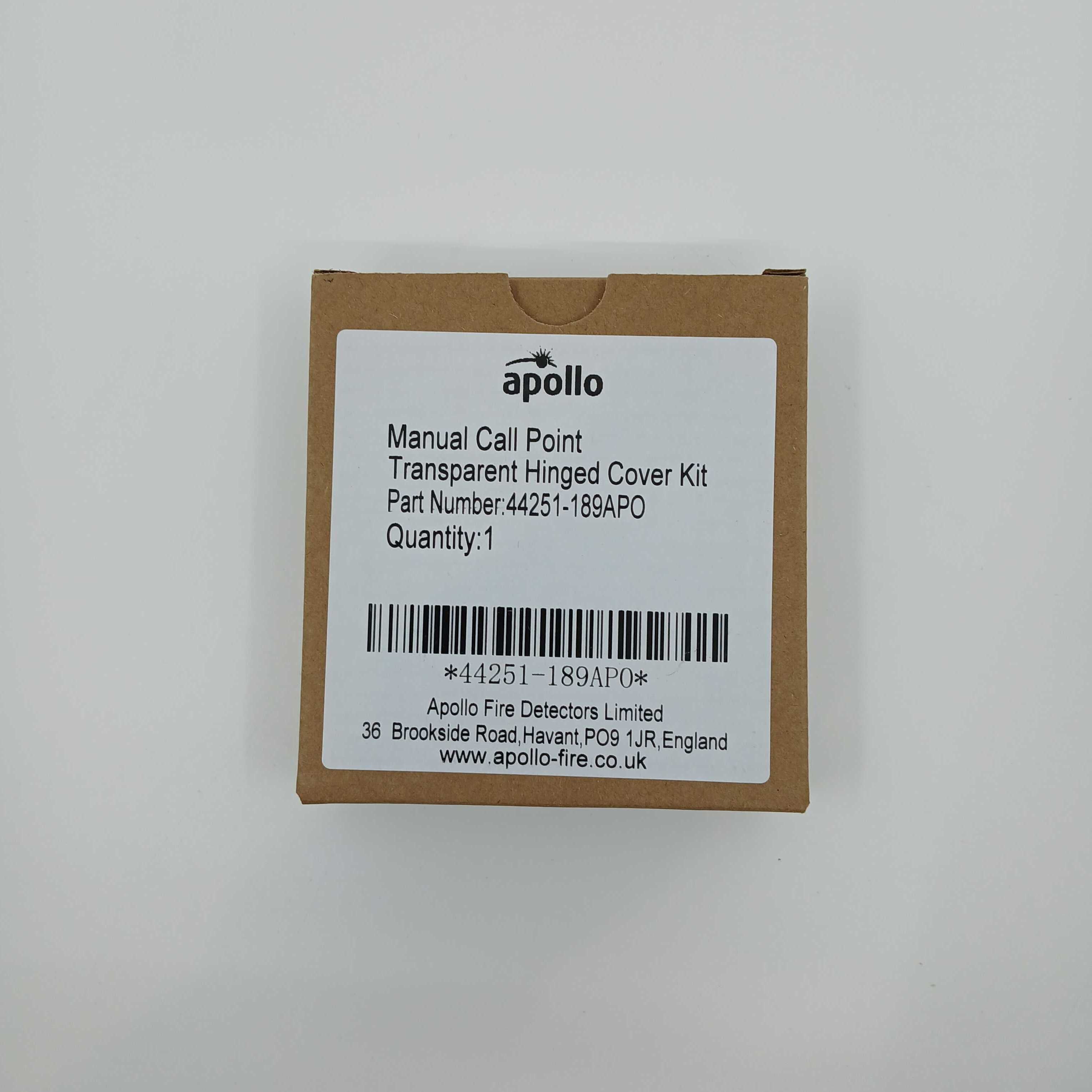 Apollo 44251-189APO Manual Call Point Transparent Hinged Cover - JEM Systems UK
