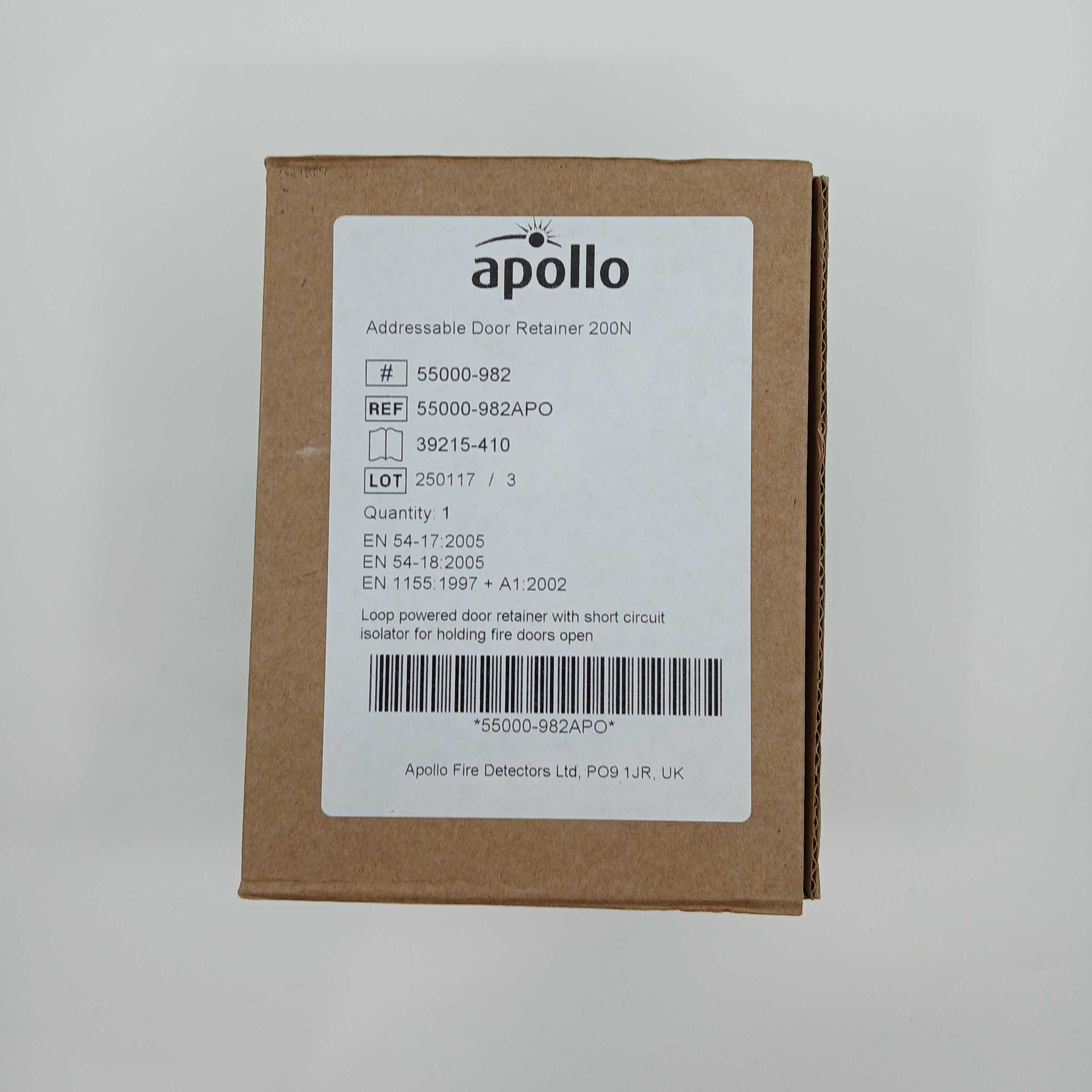Apollo 55000-982APO Addressable Door Retainer - 200N - JEM Systems UK