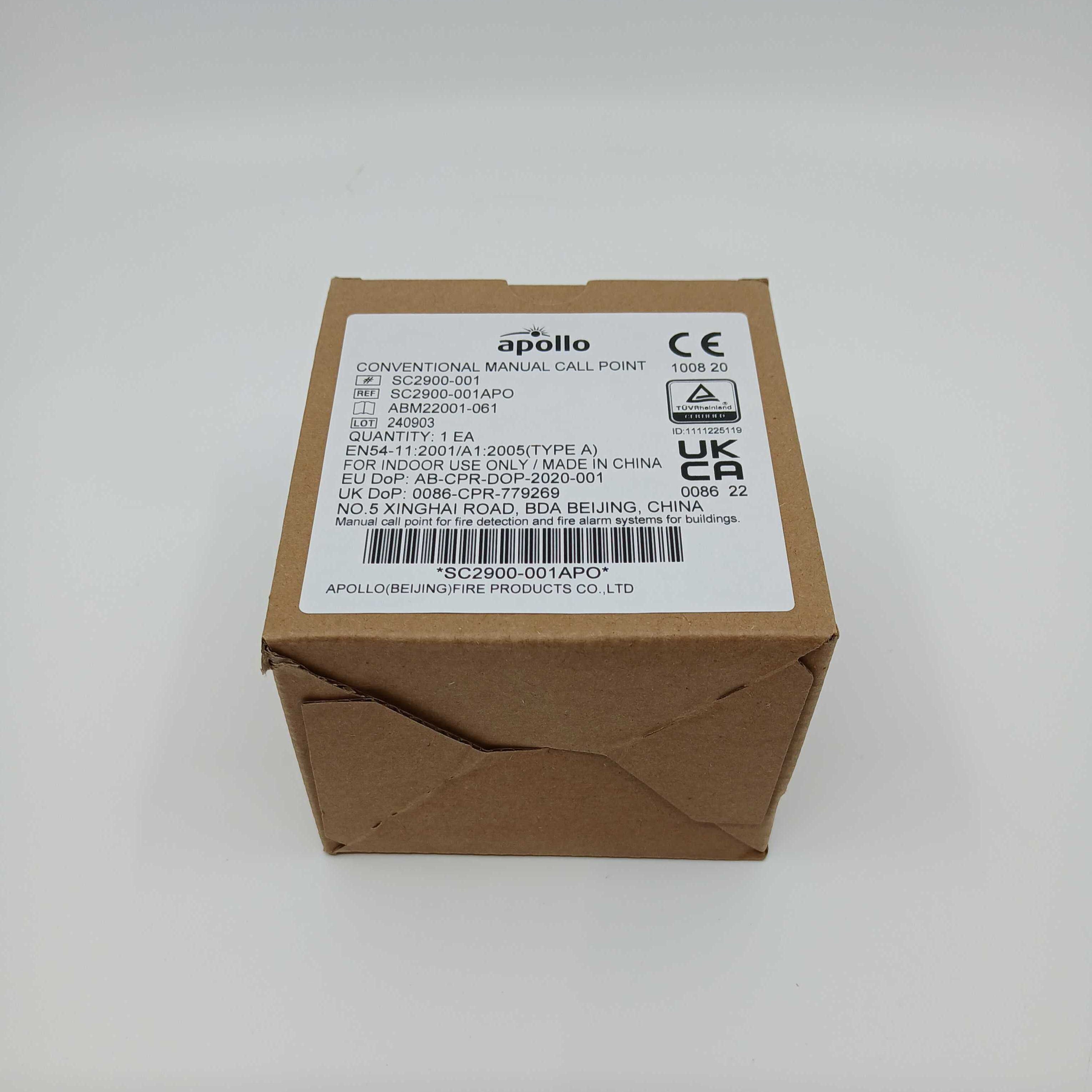 Apollo SC2900-001APO Conventional Manual Call Point - JEM Systems UK