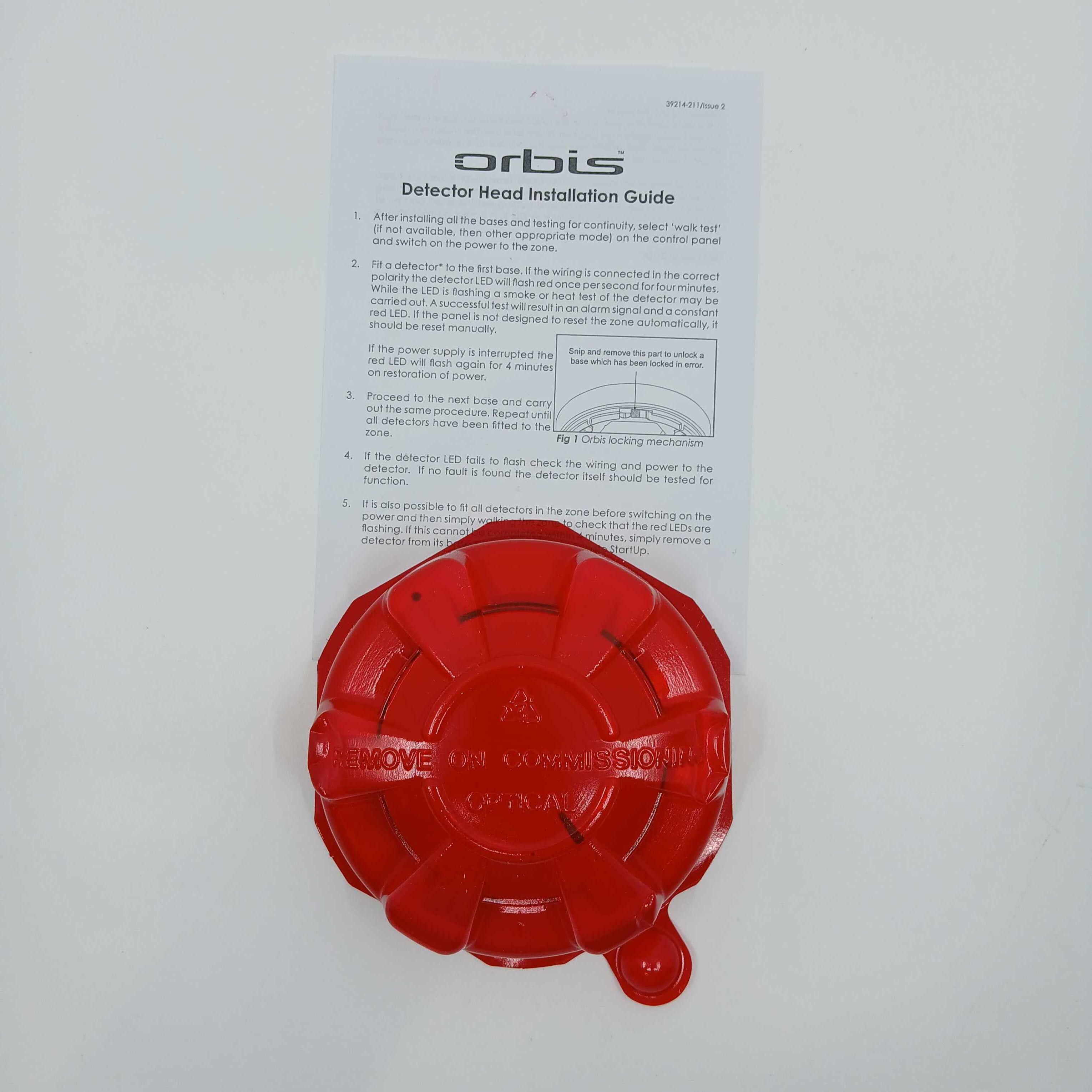 Apollo ORB-OP-12003-APO Orbis Optical Smoke Detector - Flashing LED - JEM Systems UK