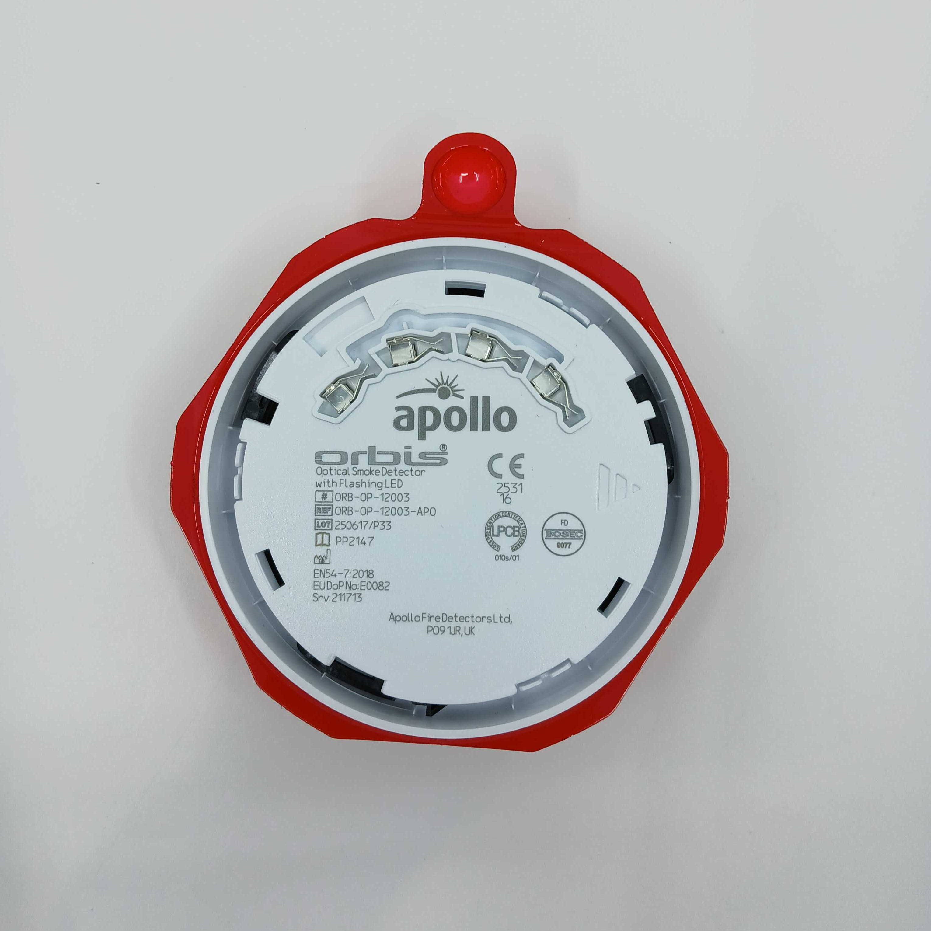 Apollo ORB-OP-12003-APO Orbis Optical Smoke Detector - Flashing LED - JEM Systems UK