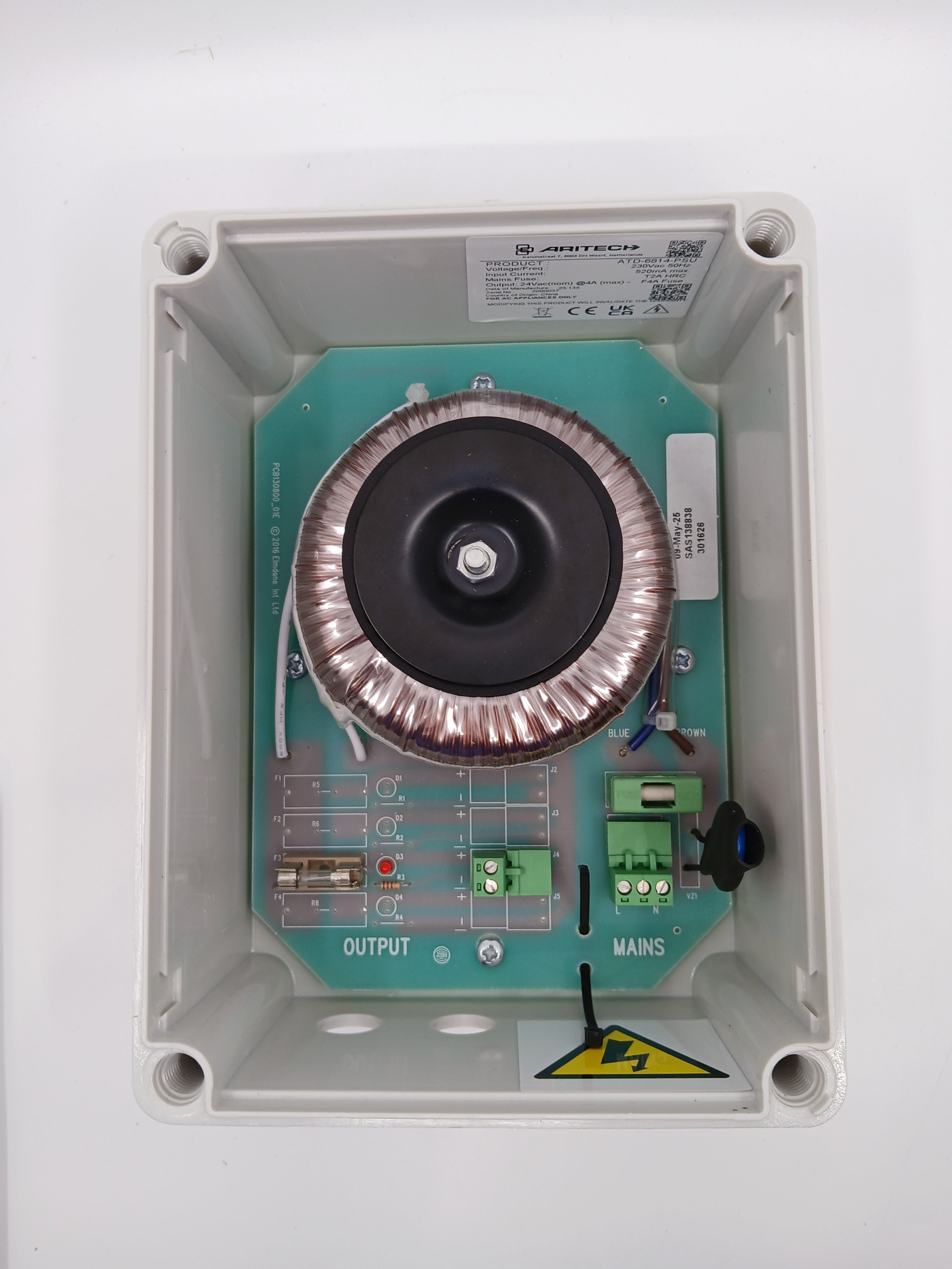 Aritech ATD-6814-PSU 24VAC 4A Power Supply Unit - JEM Systems UK