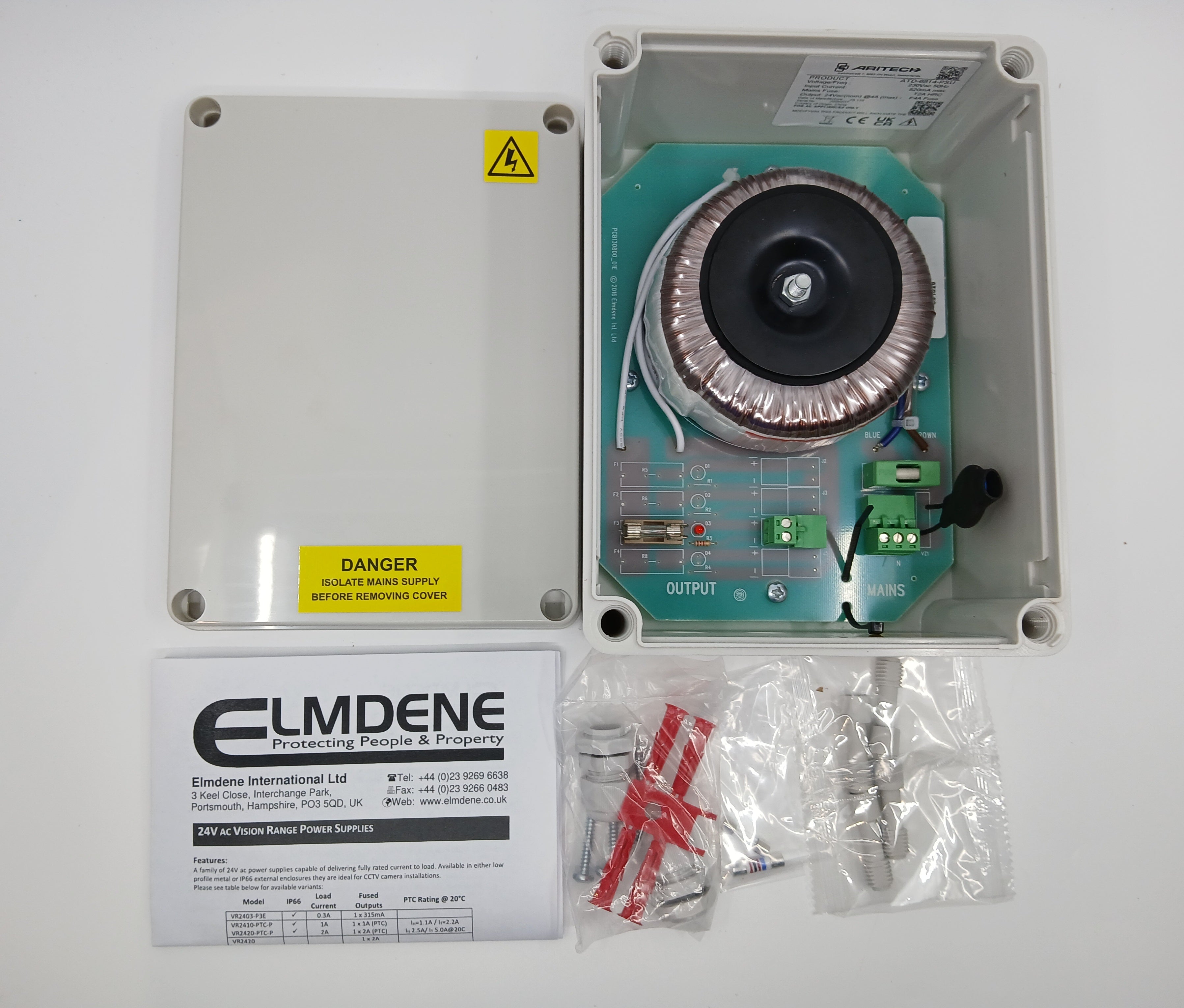 Aritech ATD-6814-PSU 24VAC 4A Power Supply Unit - JEM Systems UK