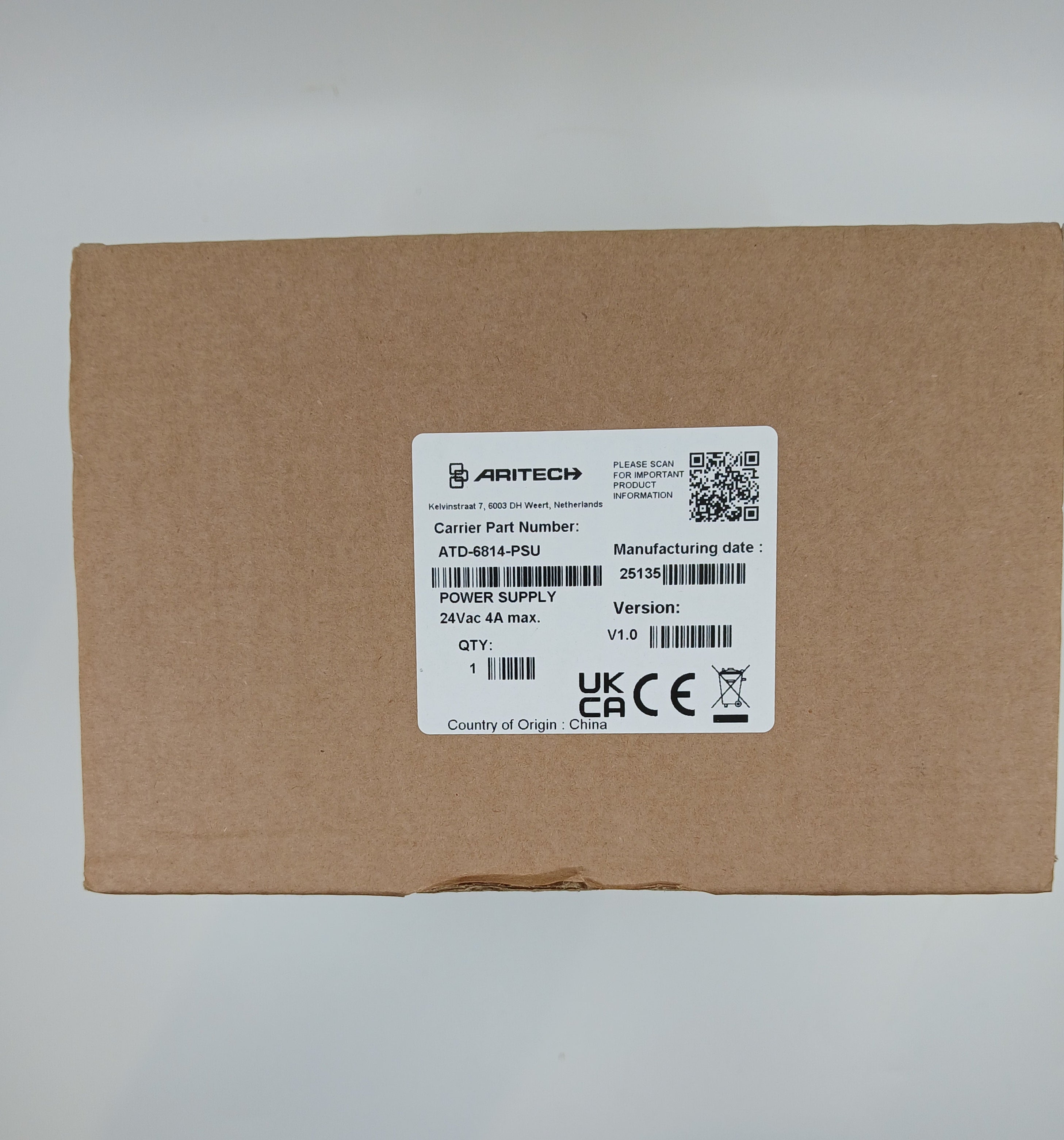 Aritech ATD-6814-PSU 24VAC 4A Power Supply Unit - JEM Systems UK