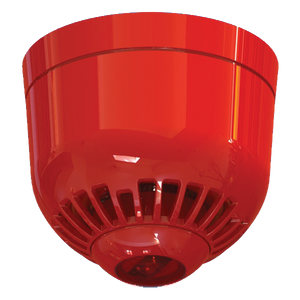 Aritech ASC2366 2000 Series Ceiling Mount Sounder/Beacon Red Flash