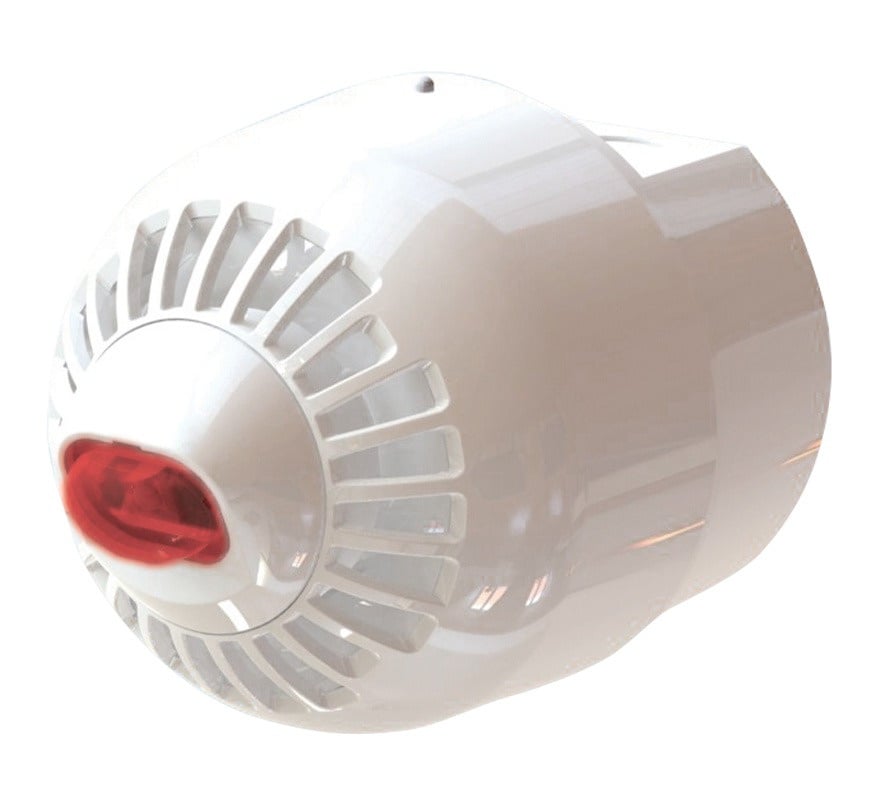 Aritech 2000 Series Addressable Multi-Tone Wall Sounder/VAD (White Body, Red Flash, Deep Base) (ASW2367W) - JEM Systems UK