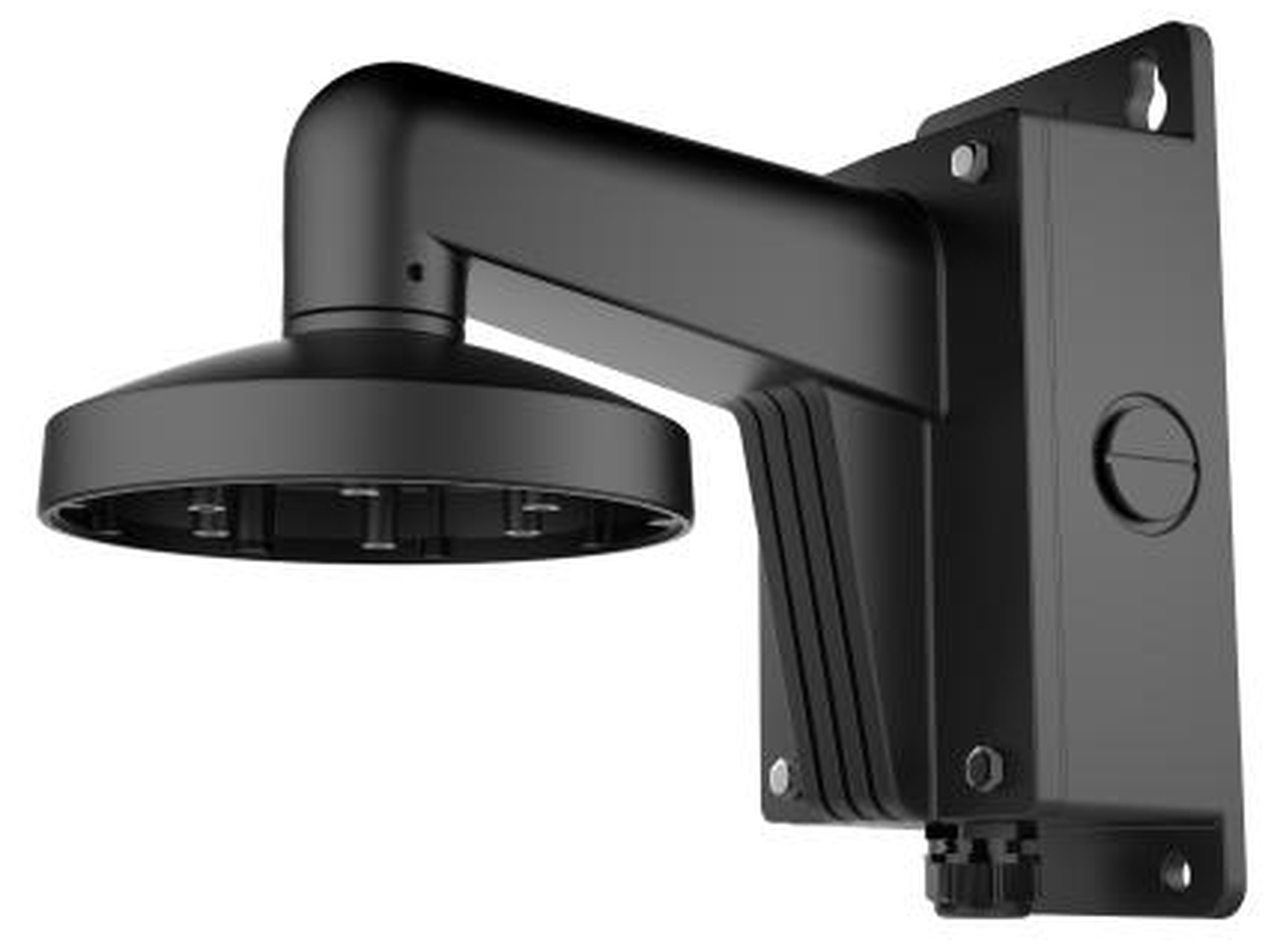 Hikvision Wall Mount Bracket with Junction Box Black