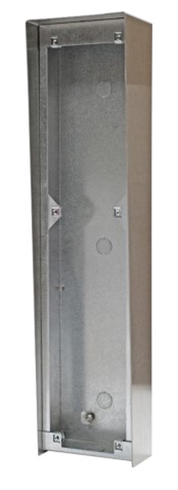 Videx Surface Back Box c/w Rainshield for 120x500mm VR Panel Stainless Steel