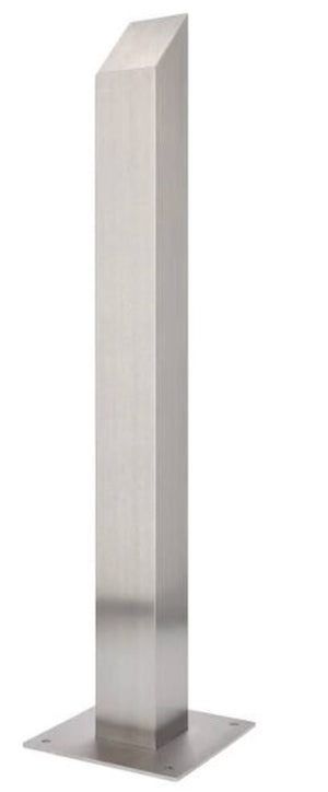 CDVI RPSS Angled Top Post 1m Stainless Steel