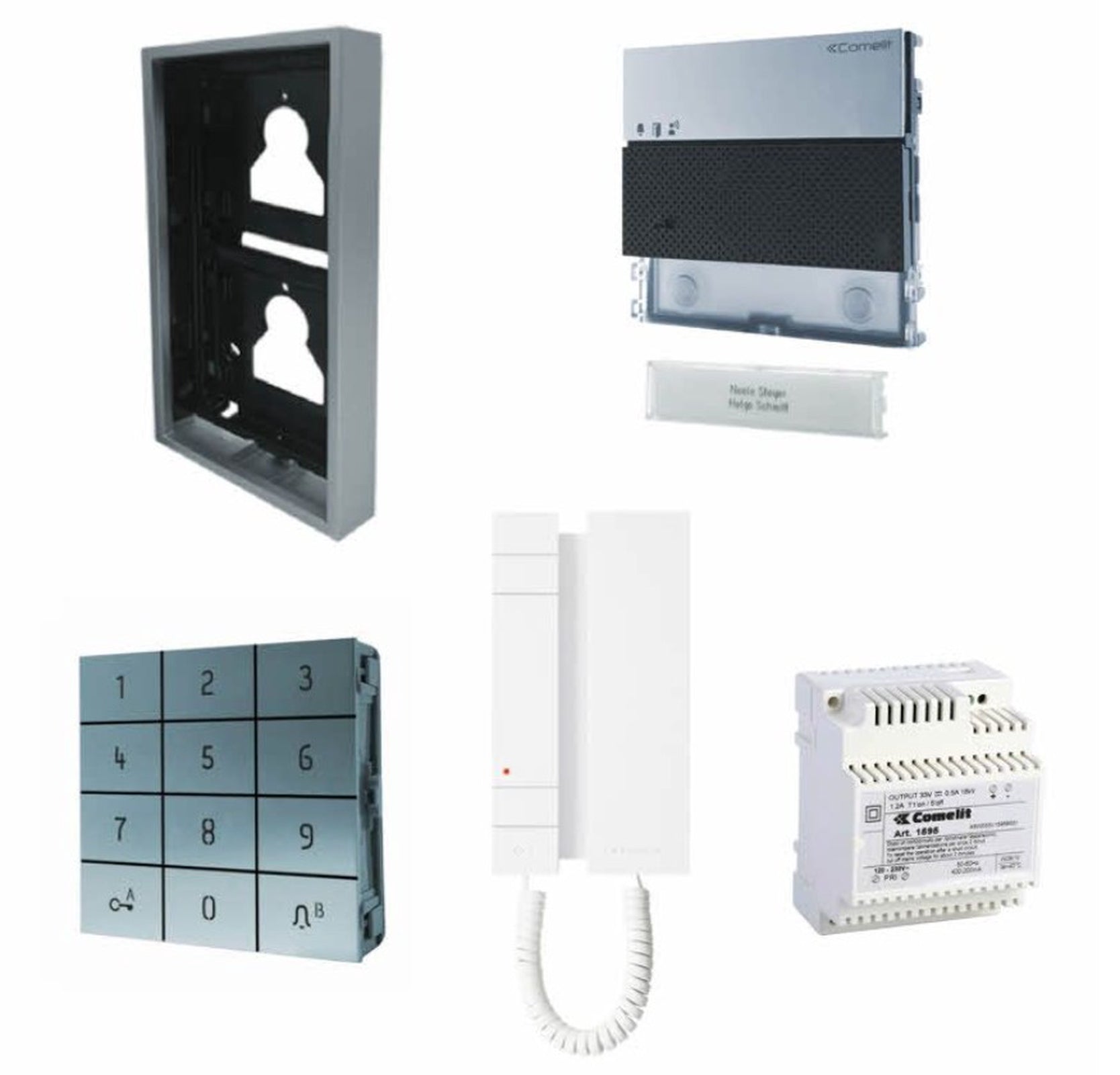 Comelit 10 User Surface Ultra Audio 2-Wire Kit with Keypad