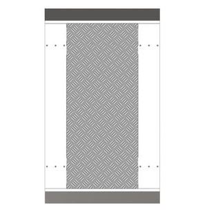 Hikvision Fixed Base for Turnstile - 1475mm x 985mm