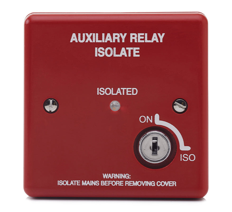 HAES Boxed 8A Relay With Isolate Key Switch (Red) (BRISOL-R) - JEM Systems UK