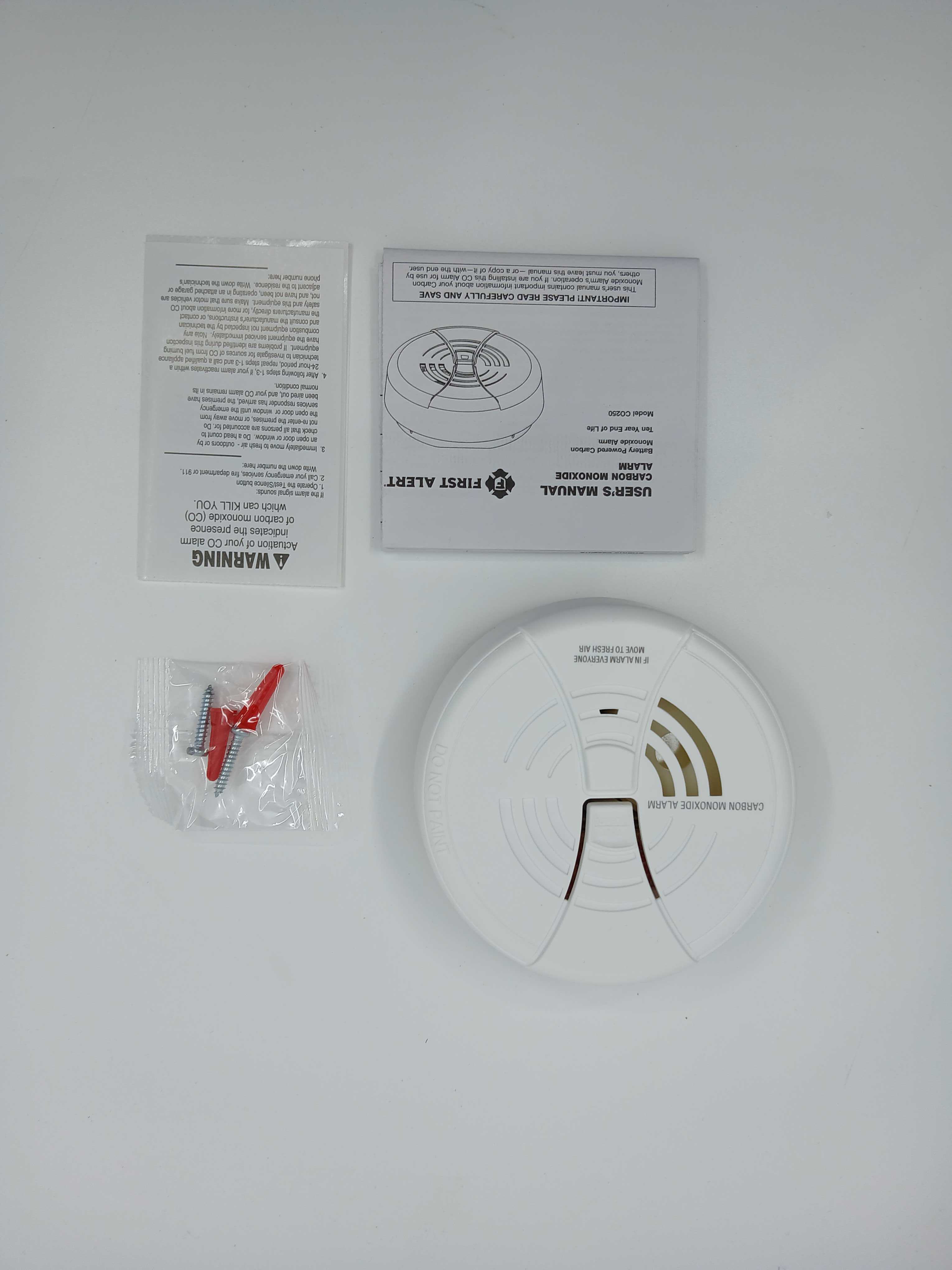 BRK CO250LB Battery CO Alarm Replaceable Battery Electrochemical 9V - JEM Systems UK