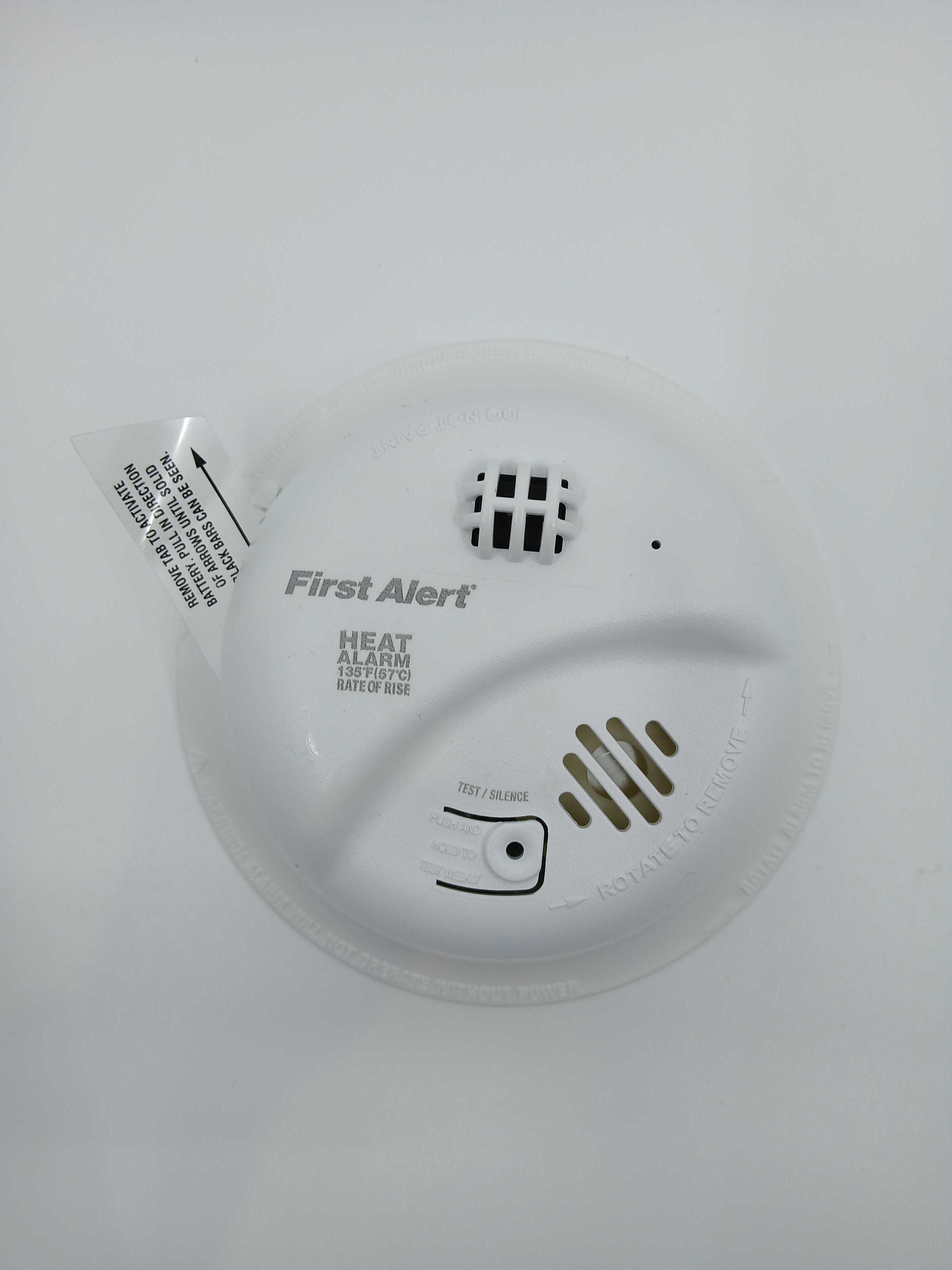 BRK HD6135FB Hardwired Heat Alarm Replaceable Battery Interconnect 9V - JEM Systems UK
