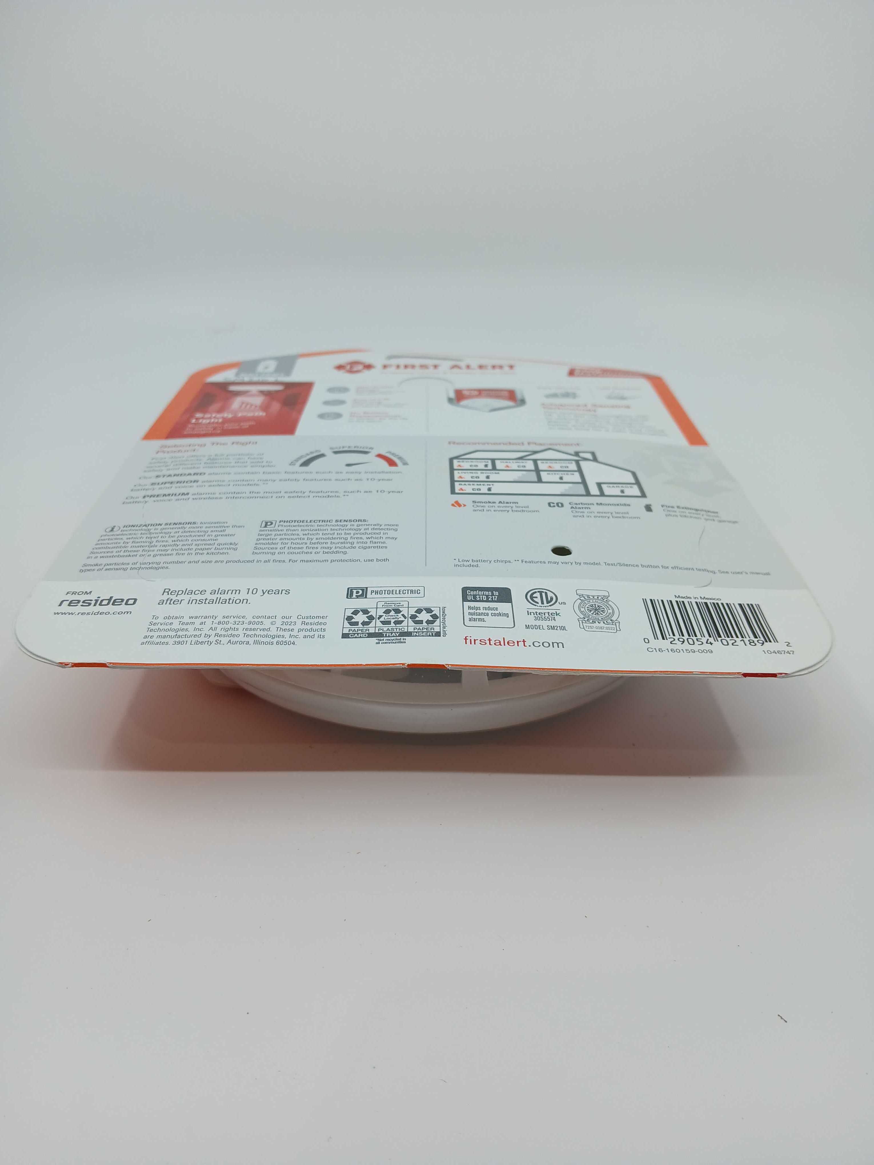 BRK SM210L Battery Powered Low Profile Smoke Alarm - JEM Systems UK