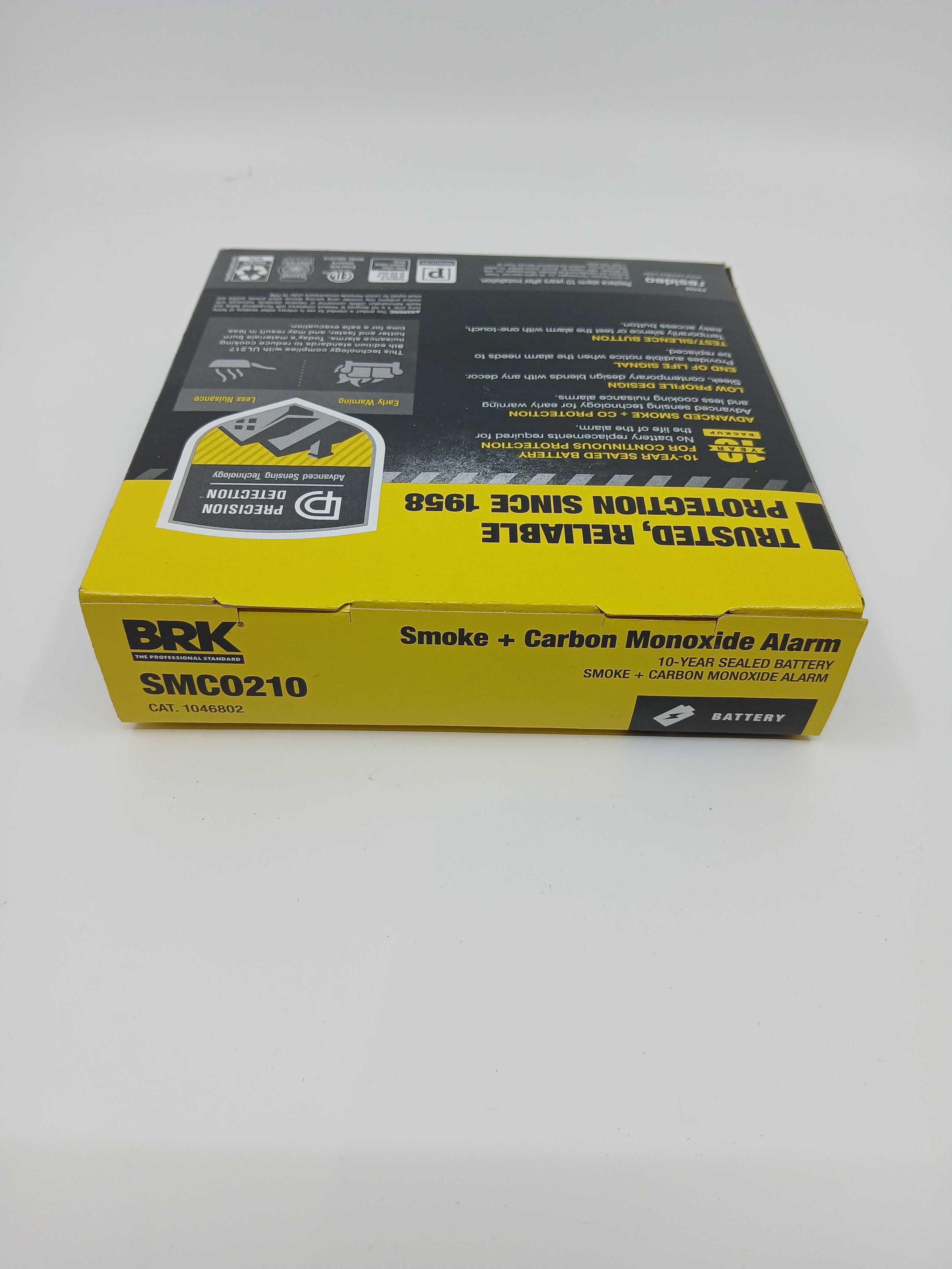 BRK SMCO210 Battery Powered Combo Smoke CO Alarm 10-Year Lithium - JEM Systems UK