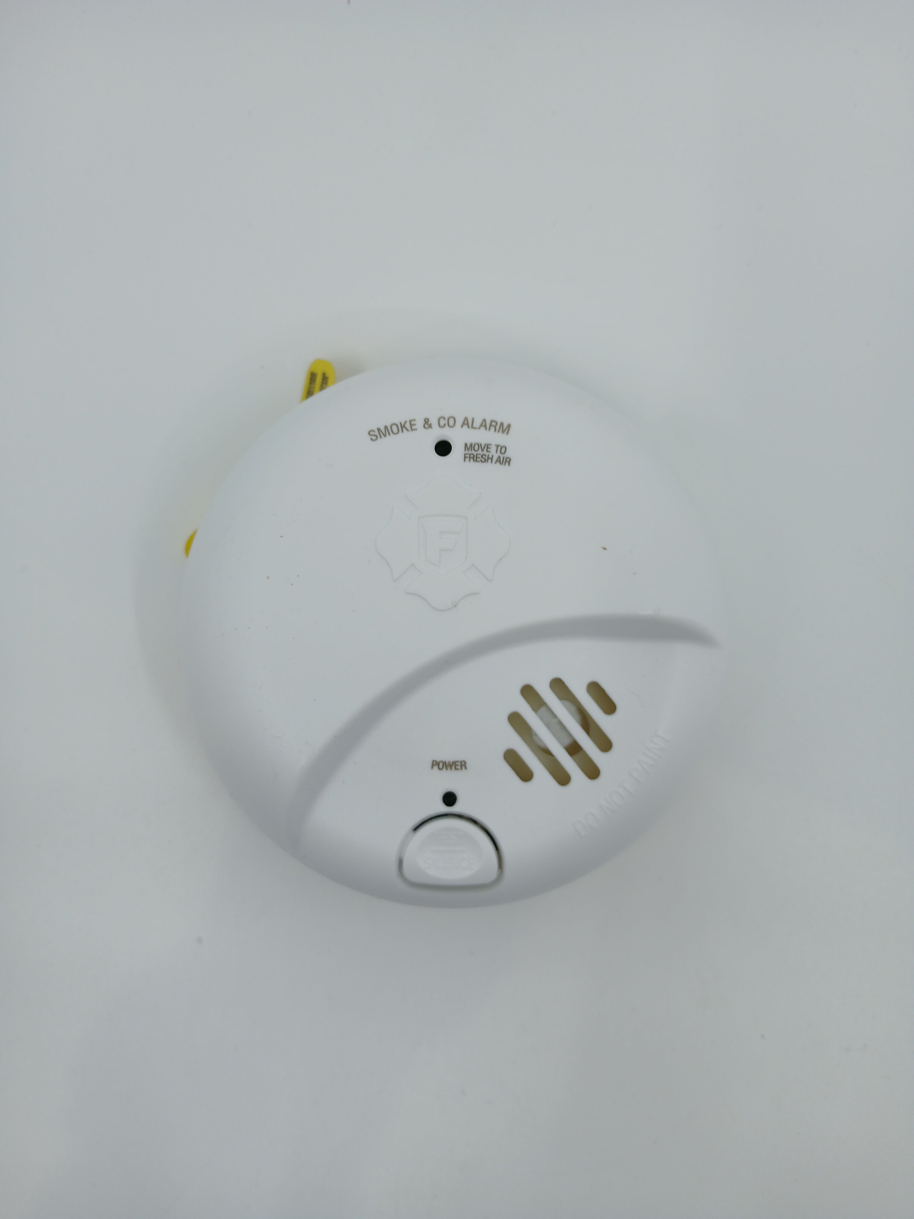 BRK SMICO110 Battery Powered Combo Smoke CO Alarm 10-Year Lithium Silence Ionization CO Sensor