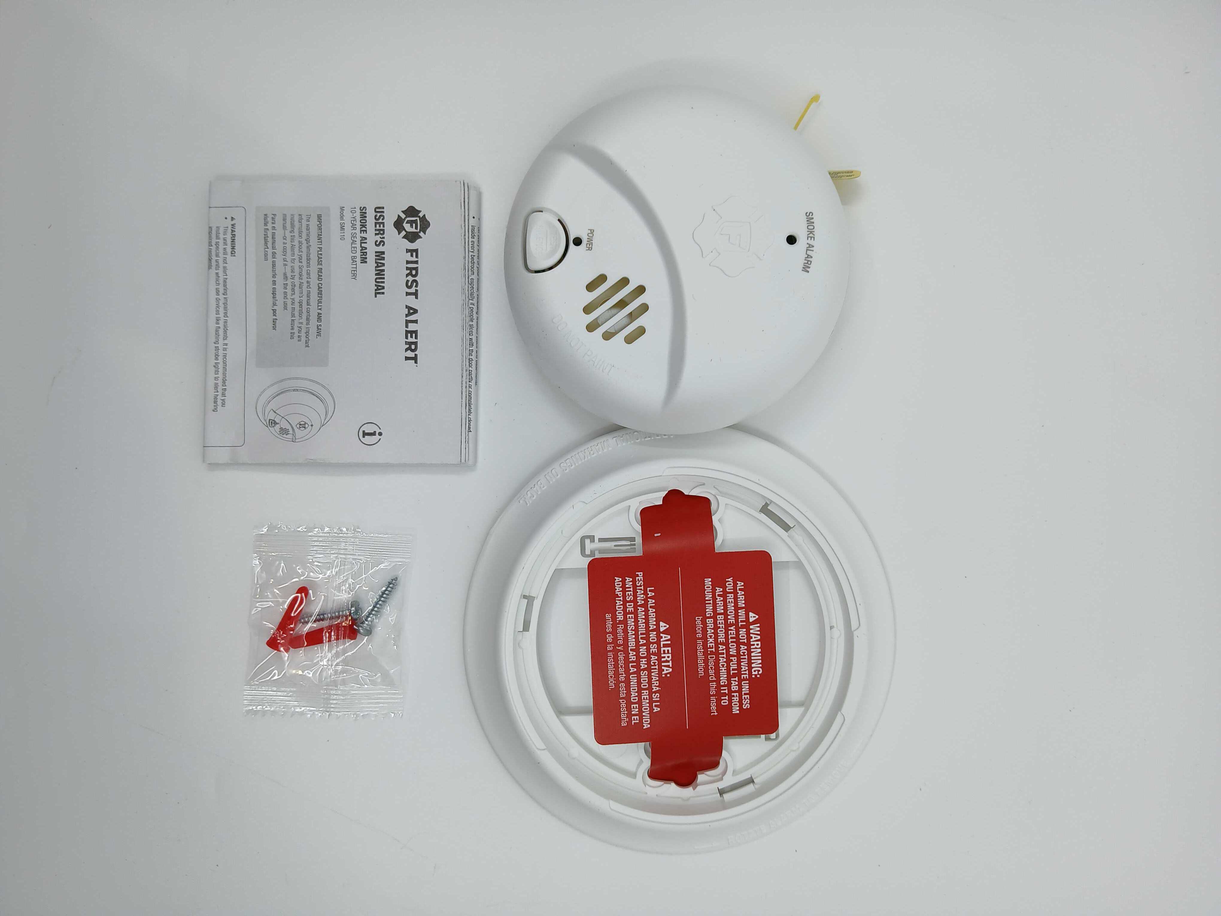 BRK SMI110 Battery Powered Smoke Alarm 10-Year Lithium Ionization