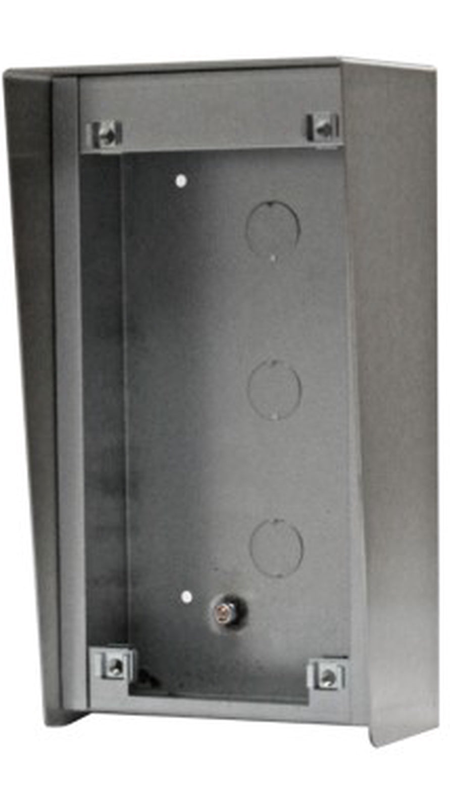Videx Surface Back Box c/w Rainshield for 130x220mm VR Panel Stainless Steel