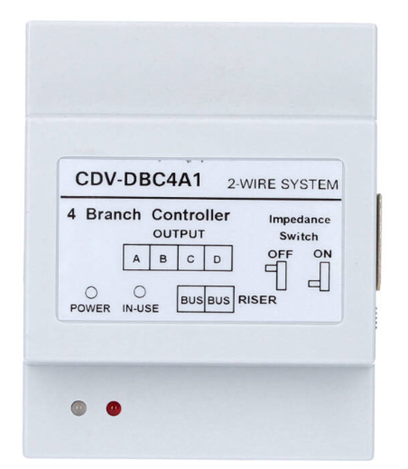 CDVI 4-Way Bus Splitter for 2EASY 2-Wire Video Door Entry Systems