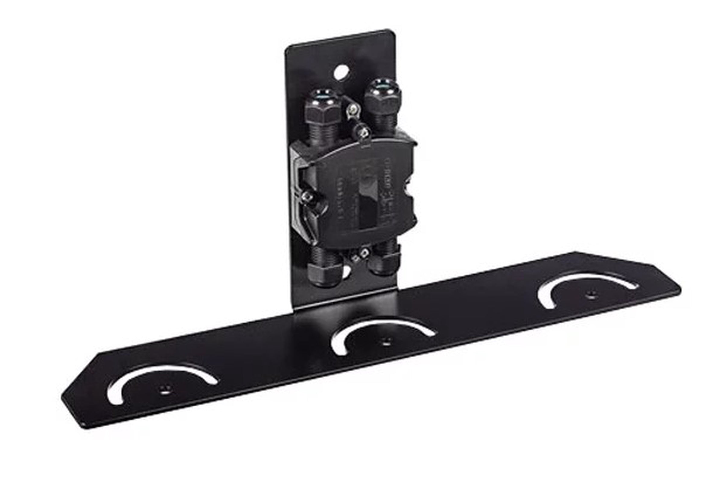 GJD Triple Illuminator Wall Mount Bracket Black