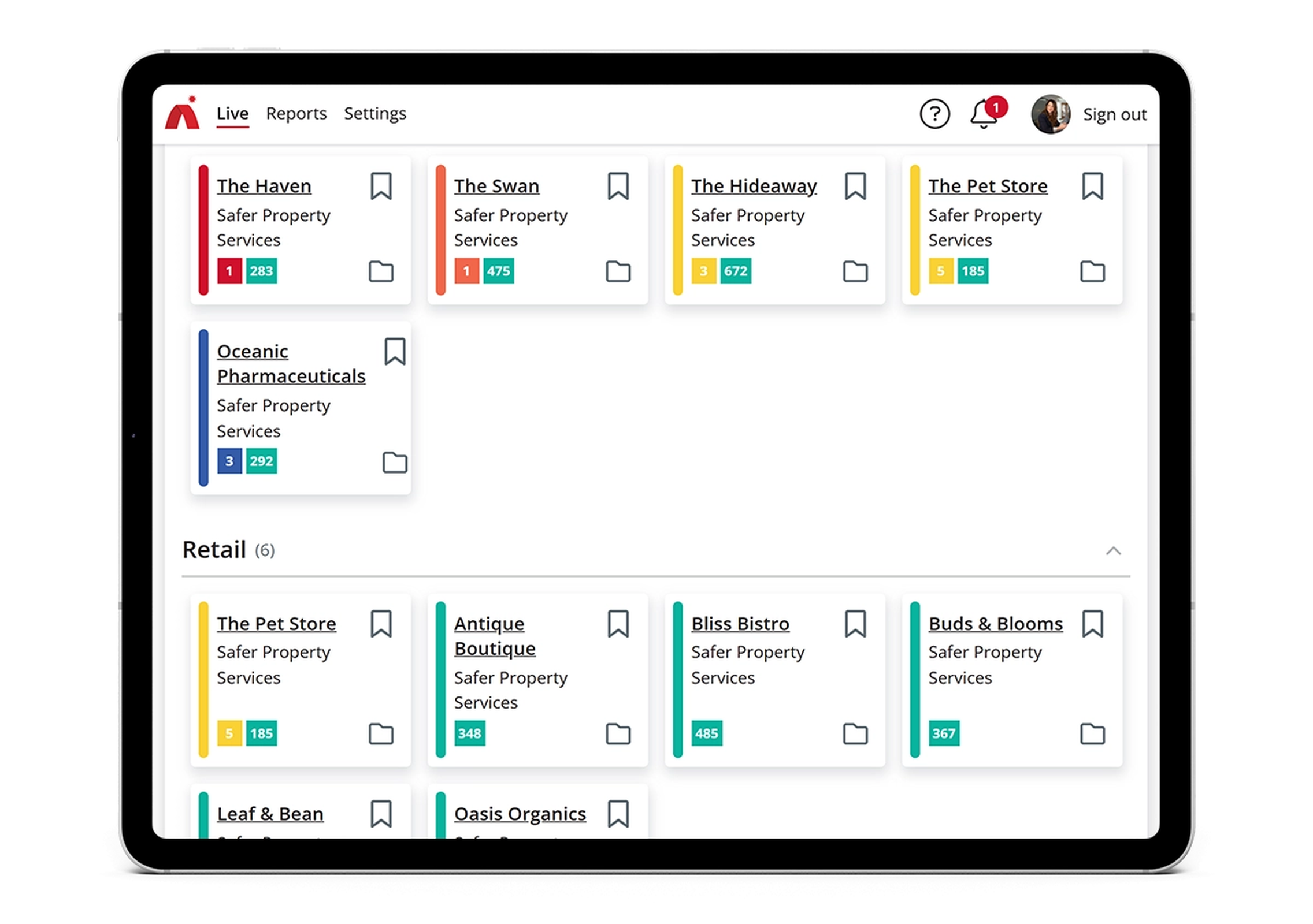 AdvancedLive Mapping per Floor Device