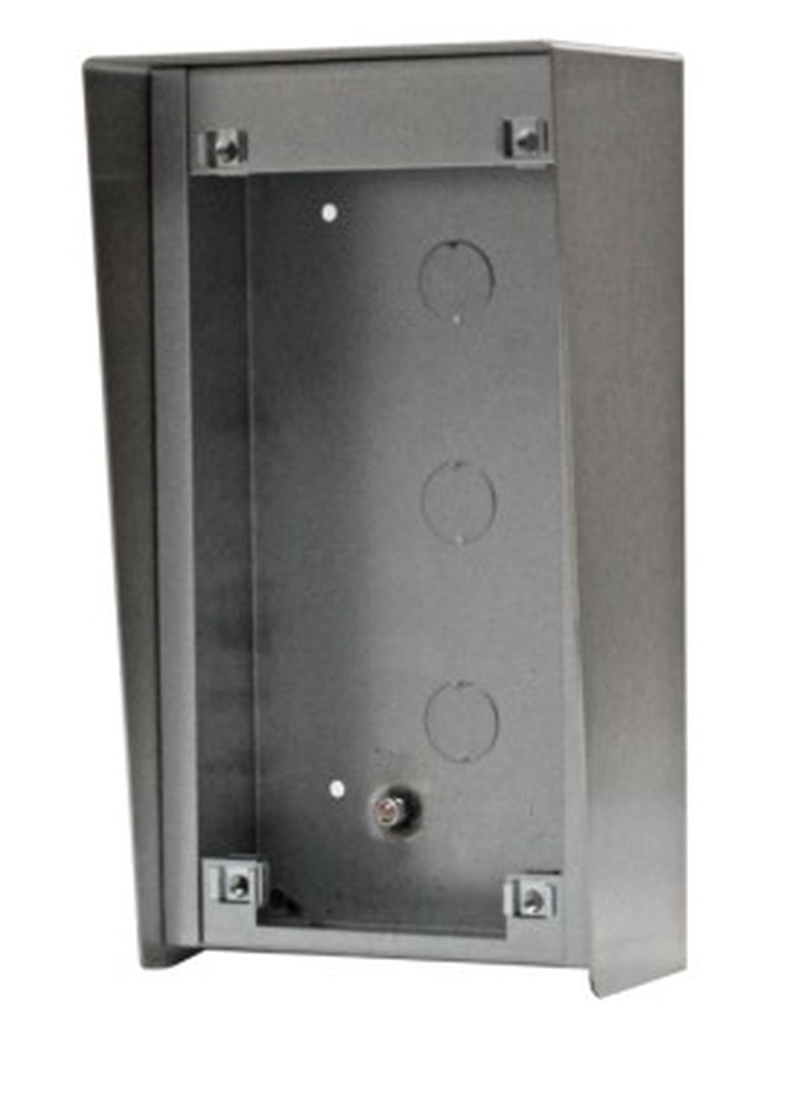 Videx Surface Back Box c/w Rainshield for 120x220mm VR Panel Stainless Steel