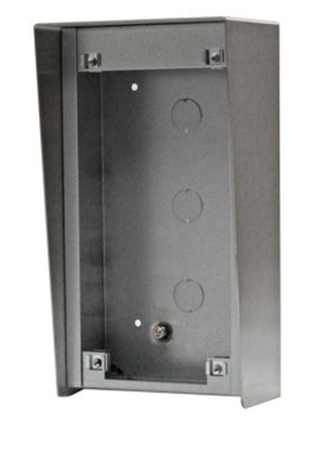 Videx VRSB120X220 Surface Back Box c/w Rainshield for 120x220mm VR Panel Stainless Steel