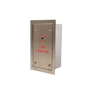 Videx Drop Key Fireman Switch Flush (Box 98x180x70mm)