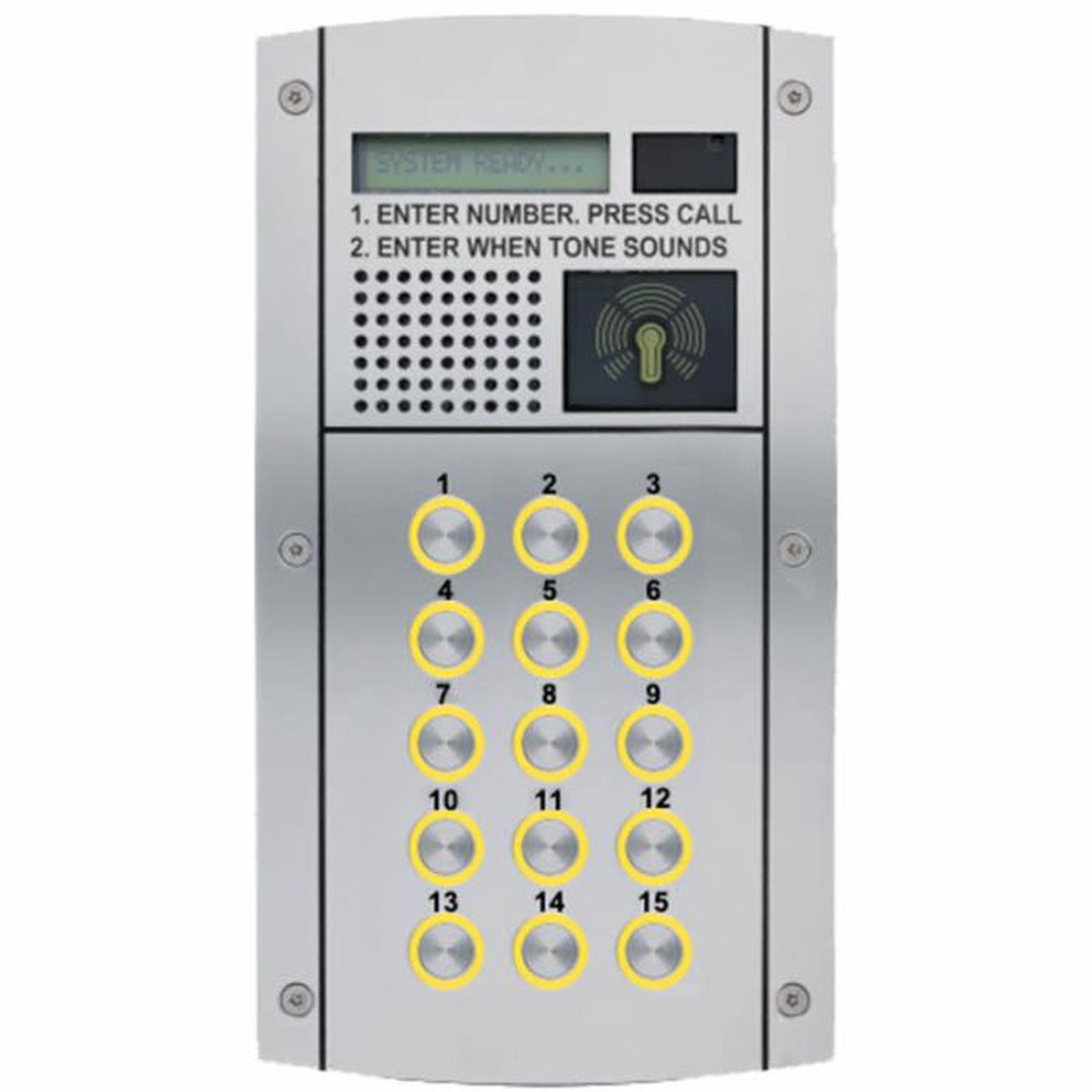Comelit GDX 1 Button Compact Functional Entrance Panel Surface
