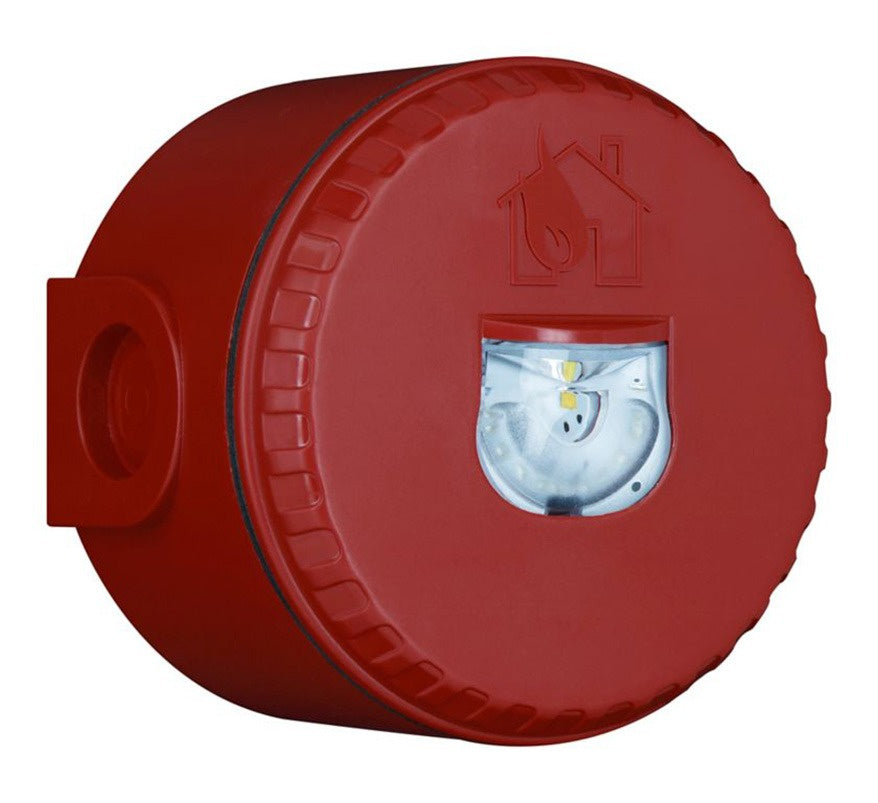 Eaton Cooper Intelligent Addressable Wall VAD (White Flash, Deep Base) (CAB492WD) - JEM Systems UK