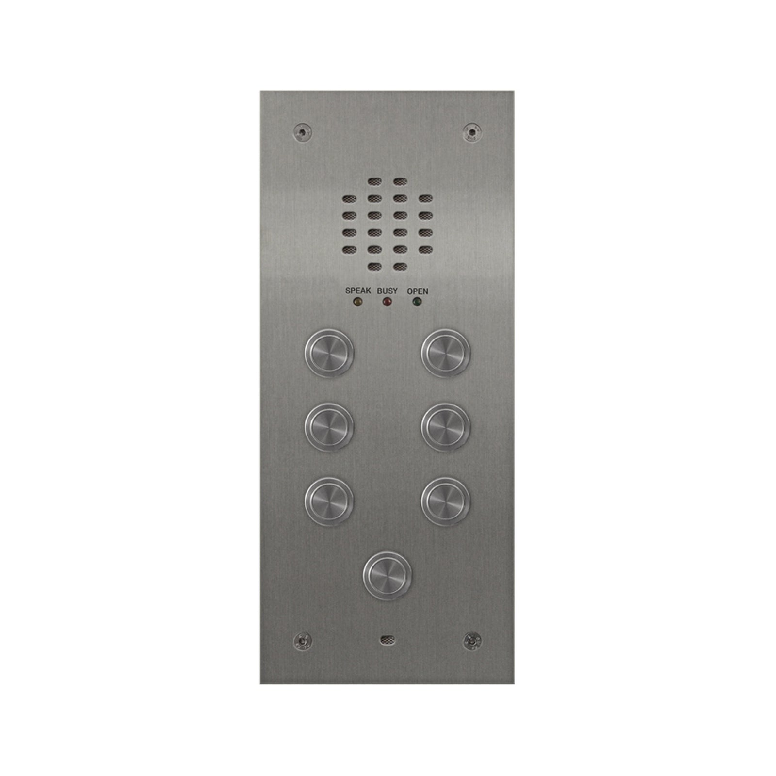Videx 7 Button Audio Vandal Resistant Flush Panel c/w 136 Amplifier