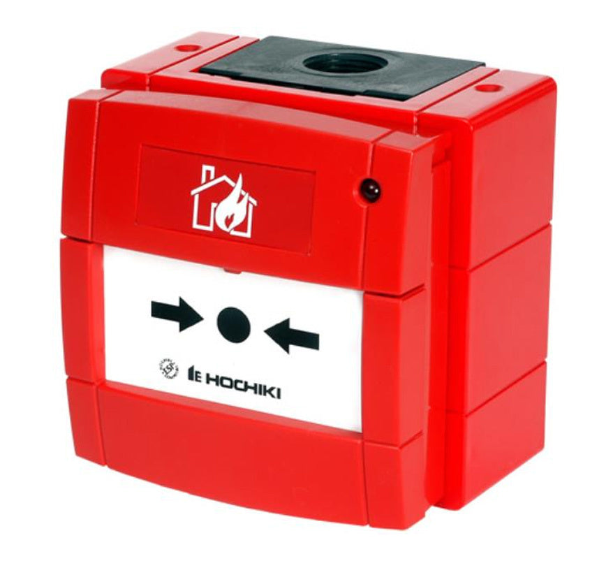 Hochiki CDX Weatherproof Conventional Manual Call Point with LED (Red) (CCP-W(LED) - JEM Systems UK