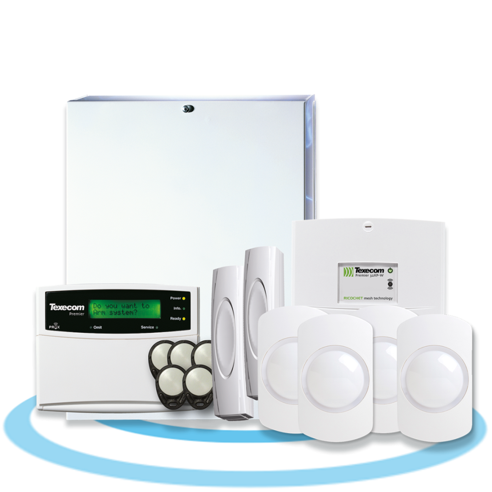 Texecom 32 Zone Hybrid Wireless Kit including Capture