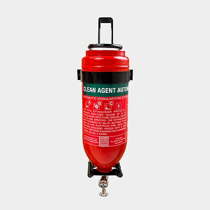 Ceasefire 2kg FK Clean Agent Automatic M Series Wall Mounted MS Stored Pressure Red (with Thermal bulb of 79C and NRV) (CF-001413C)
