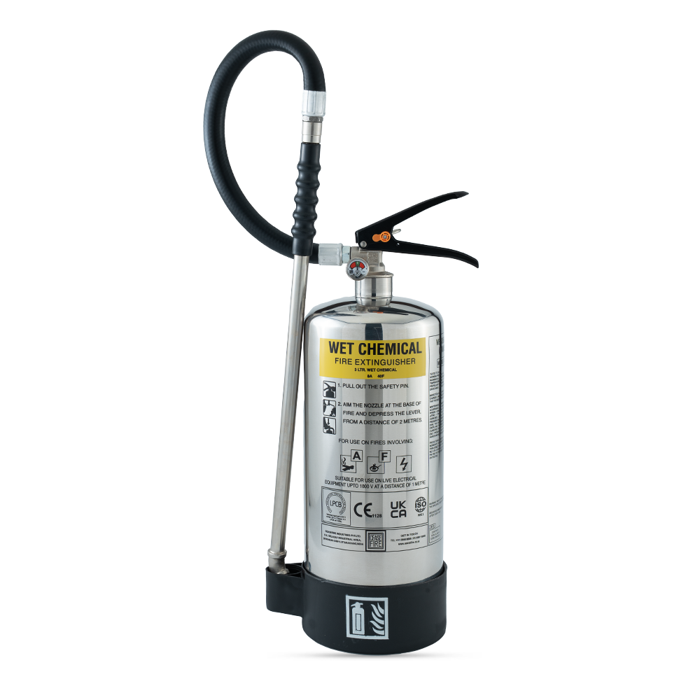 Ceasefire CF-001180A 3L Wet Chemical Fire Extinguisher with Lance