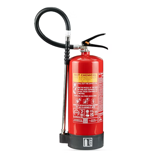 Ceasefire Fire Extinguisher Wet Chemical 6L MS Stored Pressure Red (C) (CF-000801A)