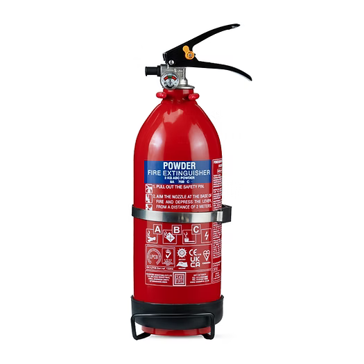 Ceasefire Fire Extinguisher MAP50 2Kg MS Stored Pressure Red Gun Housing (C) (CF-000731A)