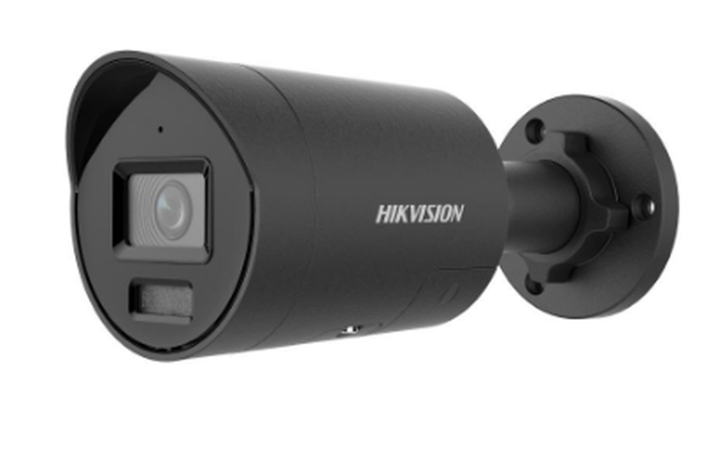 Hikvision 4MP Smart Hybrid Light with ColorVu Network Fixed Mini Bullet Black