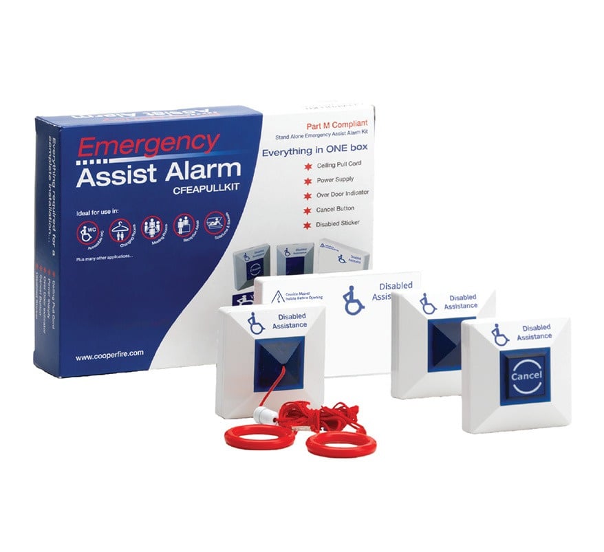Eaton VoCALL Emergency Assist Alarm Kit with PSU (CFEAPULLKIT) - JEM Systems UK
