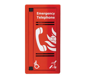 Eaton VoCALL Analogue Type A Emergency Telephone Outstation (Red, Flush Mount) (CFVCFHP)