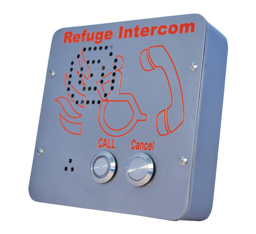 Eaton VoCALL Analogue Type B Disabled Refuge Outstation (Stainless Steel, Surface Mount) (CFVCSHFSS) - JEM Systems UK